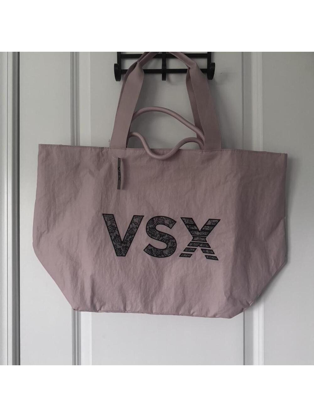 VSX Large Pink Canvas Tote Bag